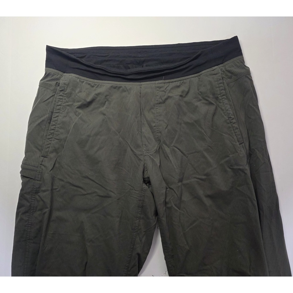Lululemon Mens Size 34 Large Gray Elastic Waist‎ Drawstring Pant